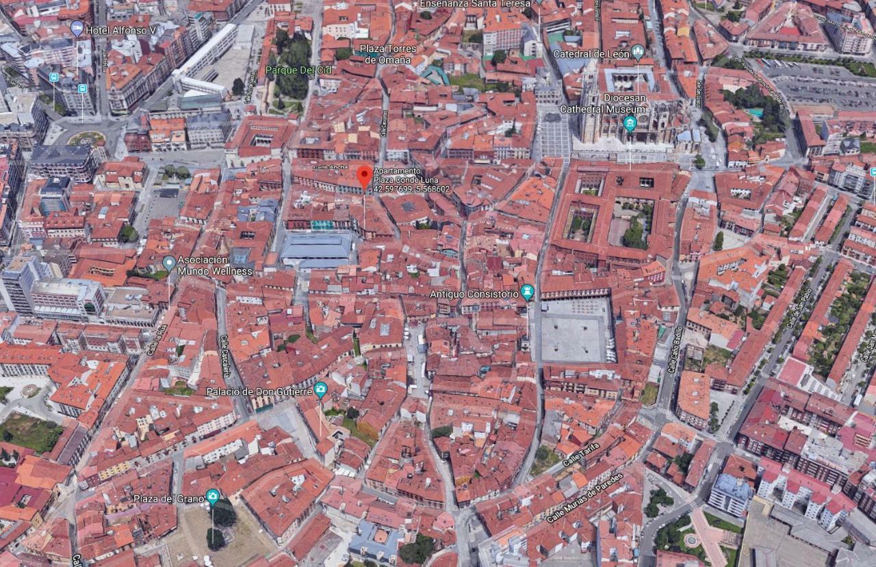 Apartamento Conde Luna León Eksteriør bilde